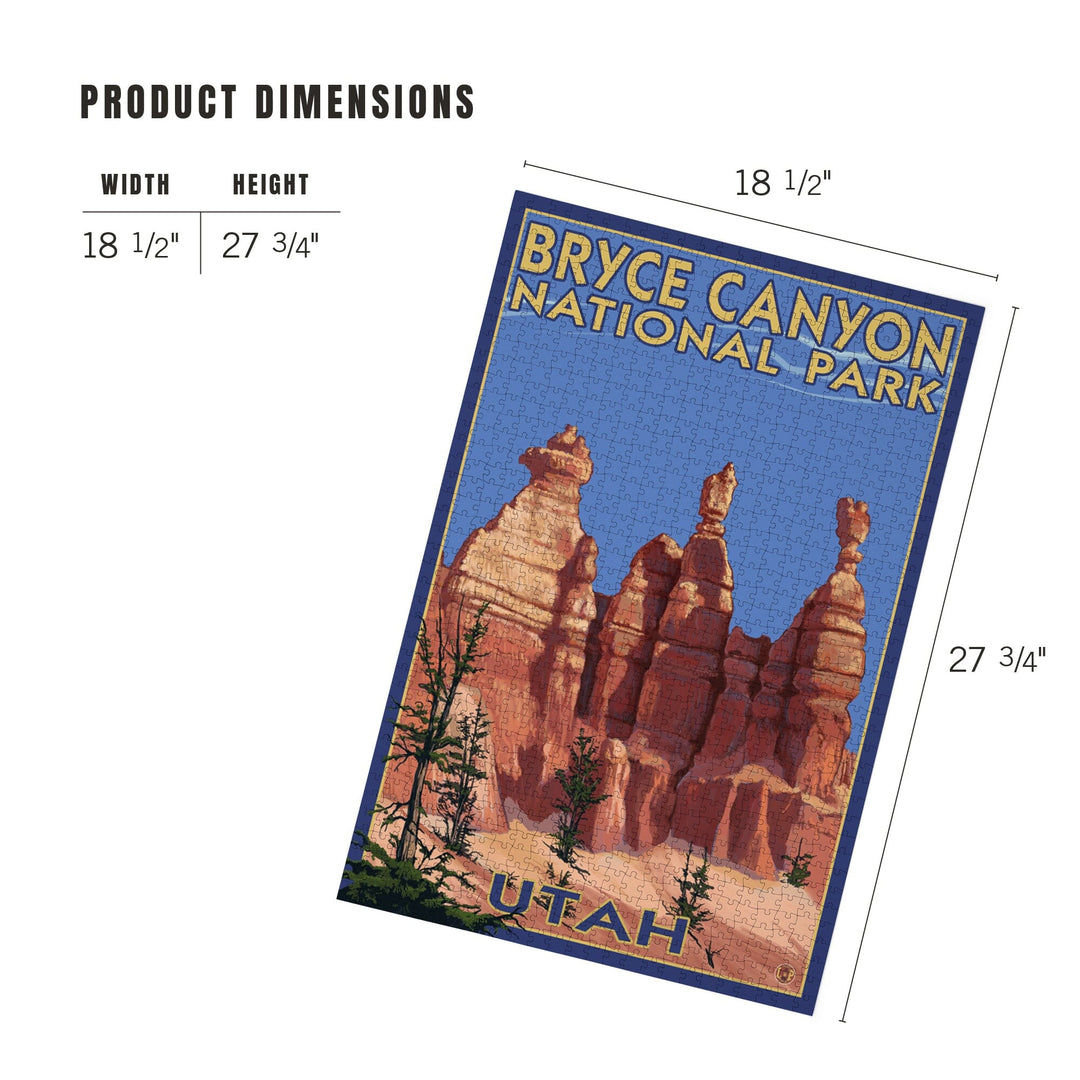 Bryce Canyon National Park, Utah, Summer #2, Jigsaw Puzzle Puzzle Lantern Press 