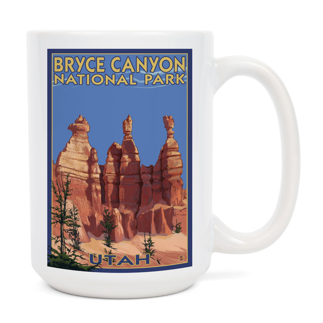 Bryce Canyon National Park, Utah, Summer #2, Lantern Press Artwork, Ceramic Mug Mugs Lantern Press 