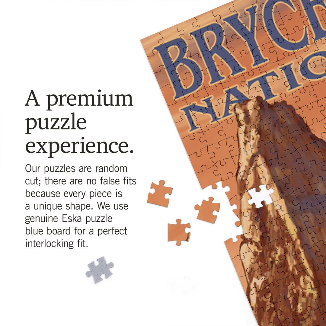 Bryce Canyon National Park, Utah, Tower Bridge, Painterly Series, Jigsaw Puzzle Puzzle Lantern Press 