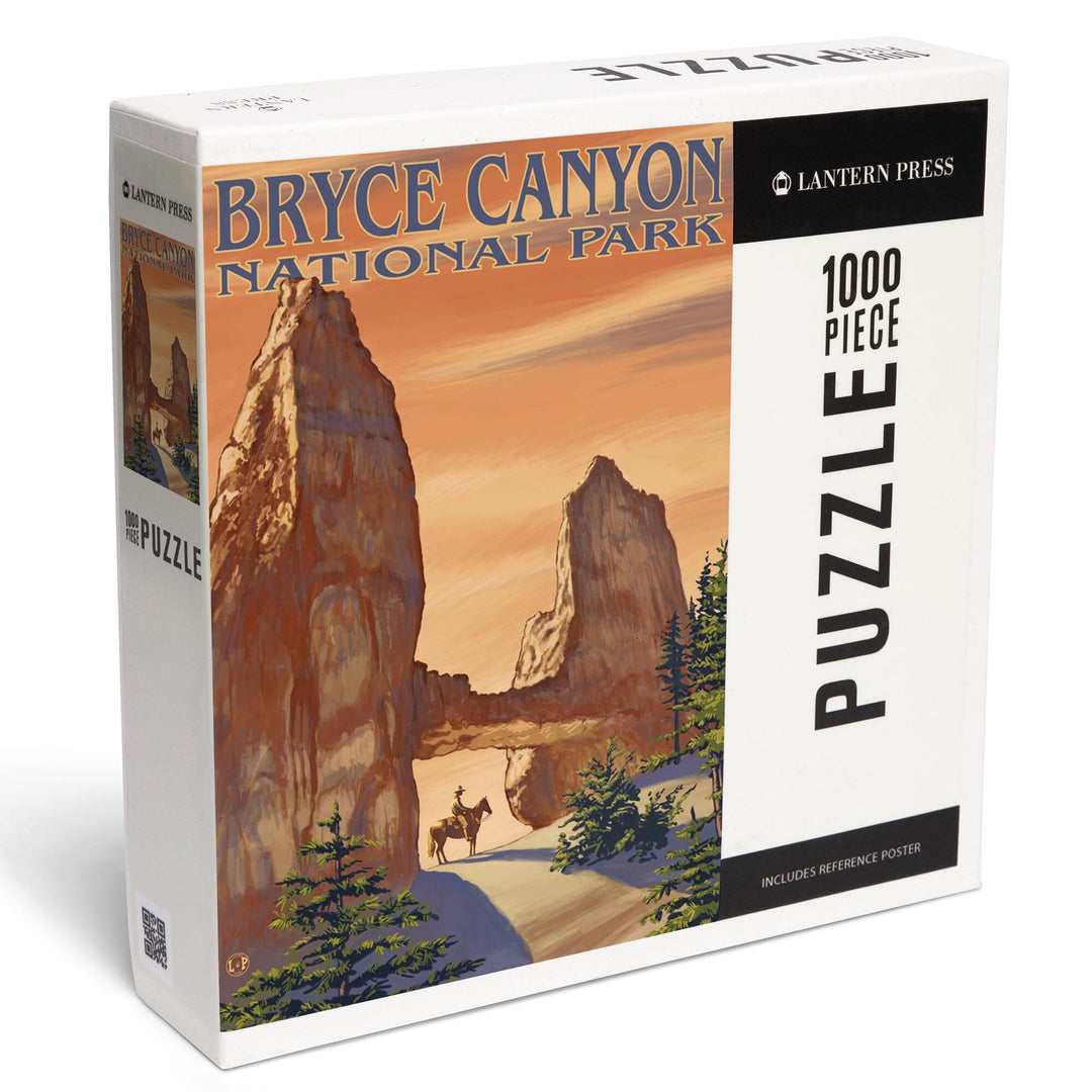 Bryce Canyon National Park, Utah, Tower Bridge, Painterly Series, Jigsaw Puzzle Puzzle Lantern Press 