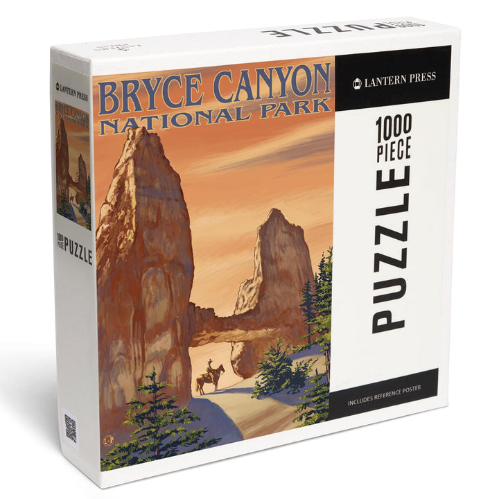 Bryce Canyon National Park, Utah, Tower Bridge, Painterly Series, Jigsaw Puzzle Puzzle Lantern Press 
