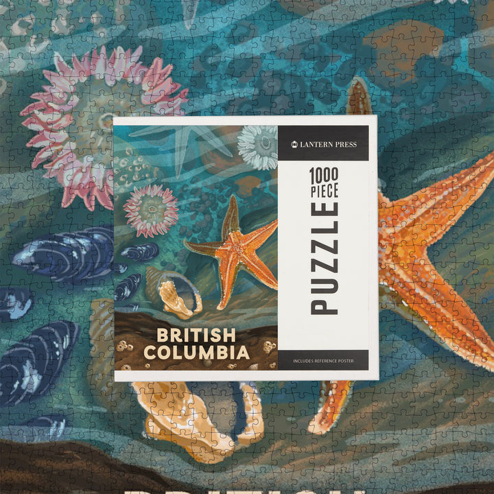 British Columbia, Painterly, Tiny World Huge Wonders, Starfish and Shells, Jigsaw Puzzle