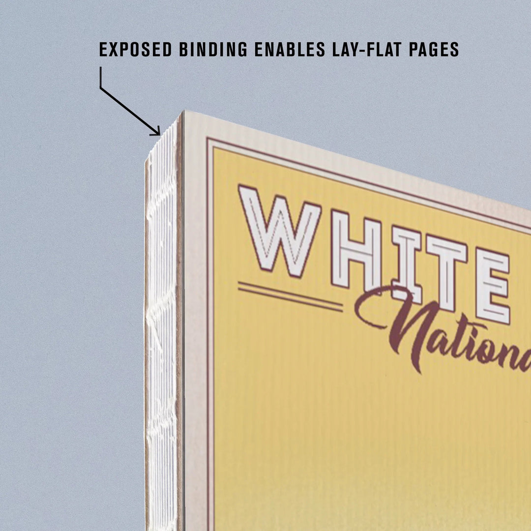 Lined 6x9 Journal, White Sands National Park, Litho, Lay Flat, 193 Pages, FSC paper