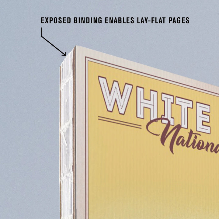Lined 6x9 Journal, White Sands National Park, Litho, Lay Flat, 193 Pages, FSC paper
