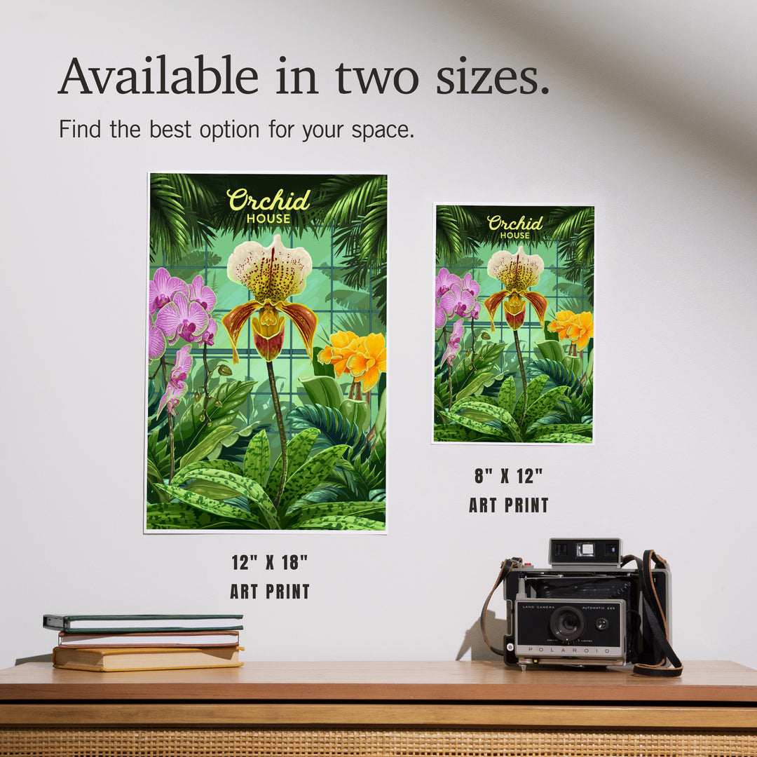 Painterly, Orchid House, Art & Giclee Prints