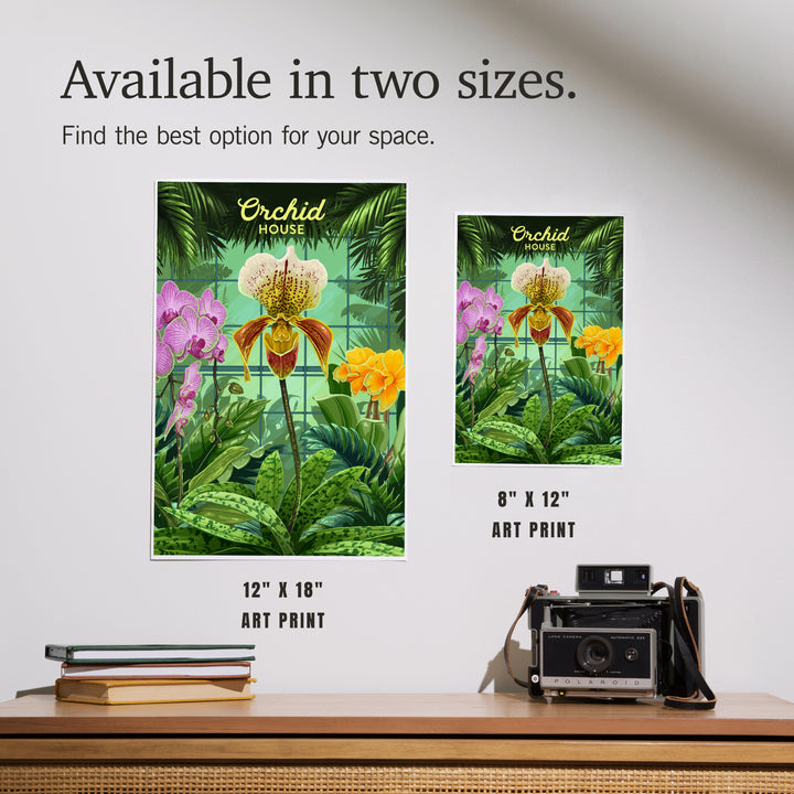 Painterly, Orchid House, Art & Giclee Prints
