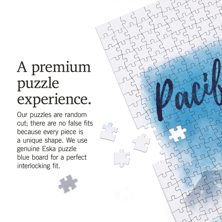 Pacific Northwest, Ferry, Watercolor, 1000 Piece Jigsaw Puzzle