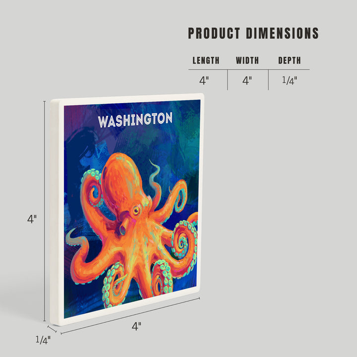 Washington, Vivid, Octopus, Coasters