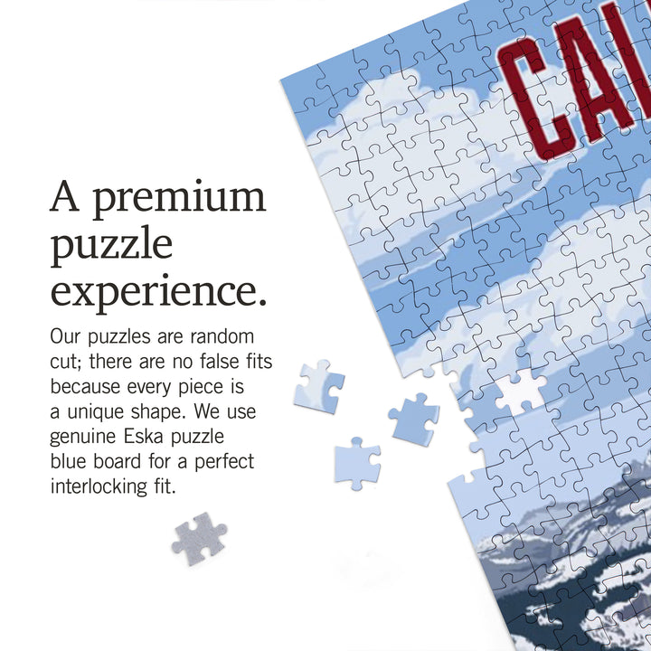 California, Painterly, Enjoy The View, 1000 Piece Jigsaw Puzzle