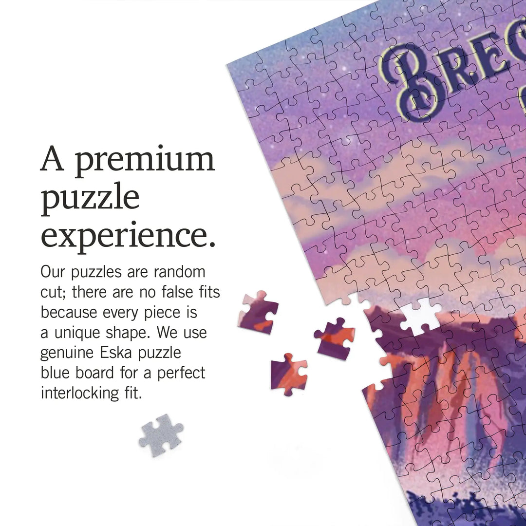 Breckenridge, Colorado, Apres Ski, Lithograph, Jigsaw Puzzle