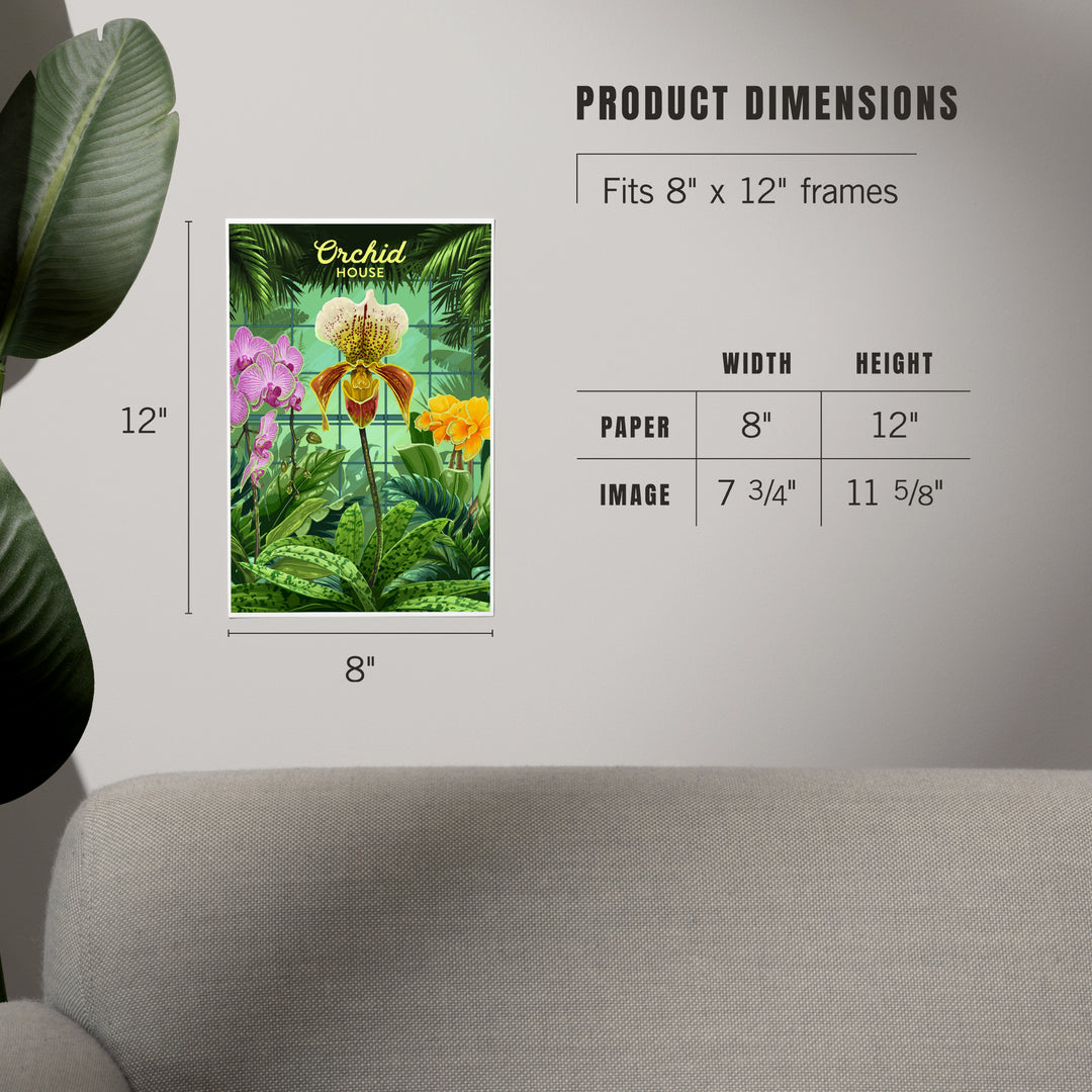 Painterly, Orchid House, Art & Giclee Prints