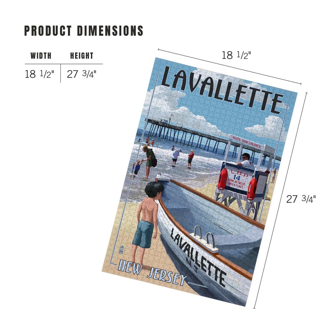 Lavallette, New Jersey, Lifeguard Stand, 1000 Piece Jigsaw Puzzle