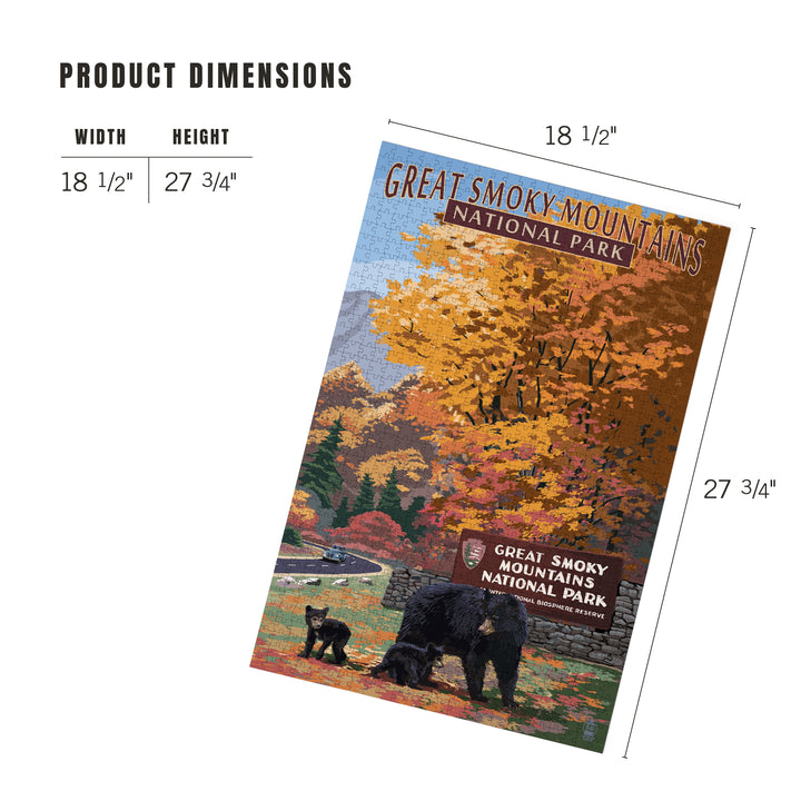Great Smoky Mountains National Park, Park Entrance and Bear Family Press, Jigsaw Puzzle