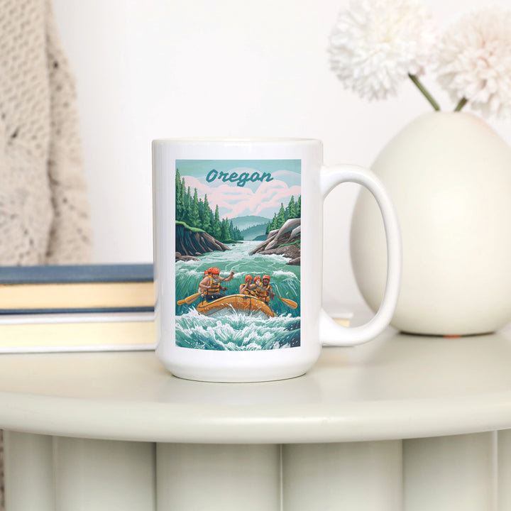 Oregon, Seek Adventure, River Rafting, Ceramic Mug