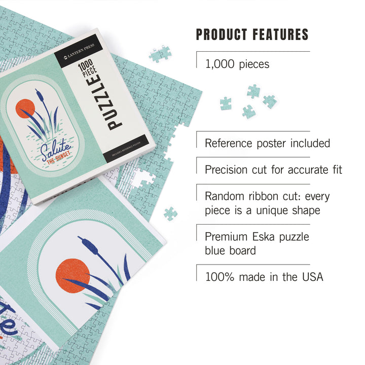 Dockside Series, Reeds, 1000 Piece Jigsaw Puzzle