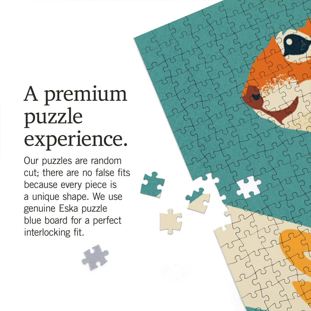 Ski Good or Eat Wood, Animal Activities Series, Ski Squirrel, 1000 Piece Jigsaw Puzzle