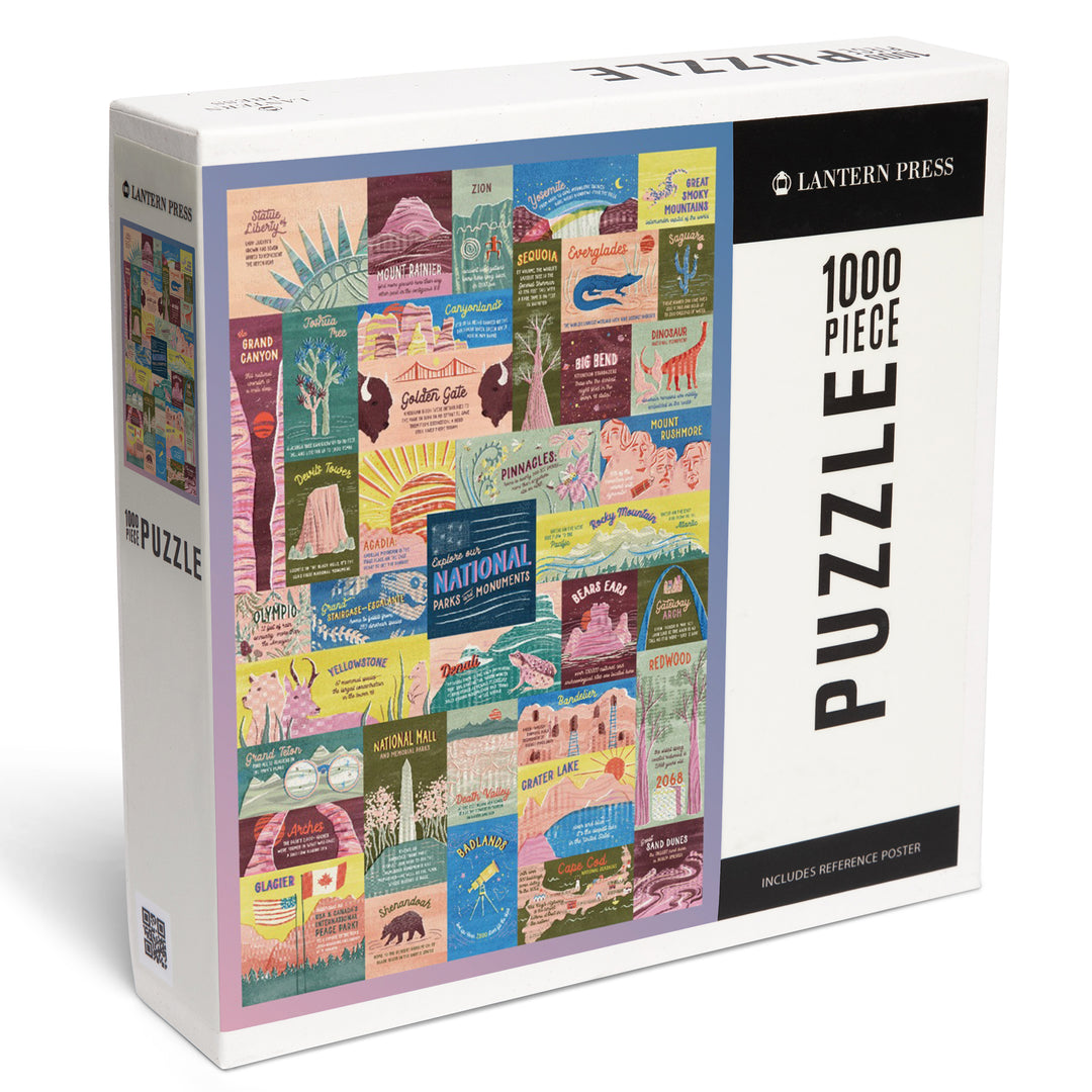 Explore Our National Parks and Monuments, Pastel, Jigsaw Puzzle