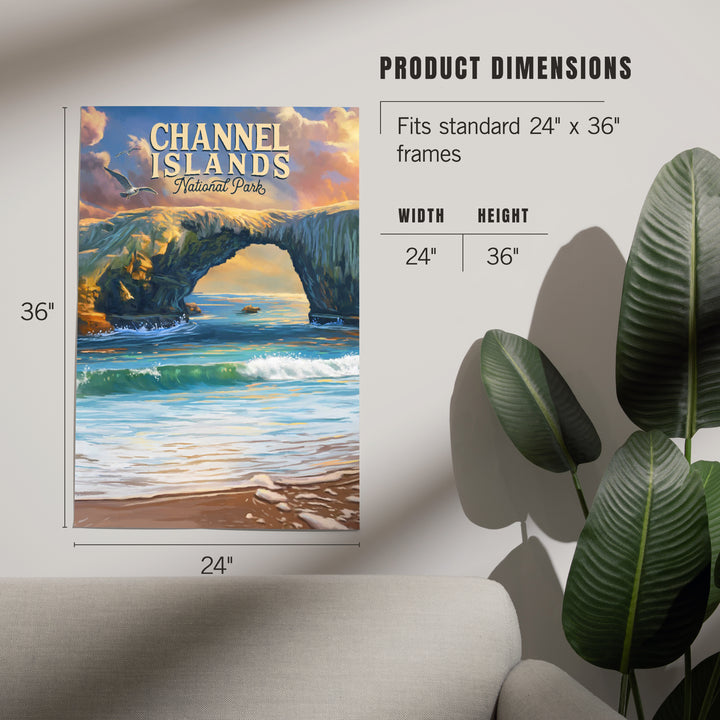 Channel Islands National Park, California, Oil Painting, Art & Giclee Prints