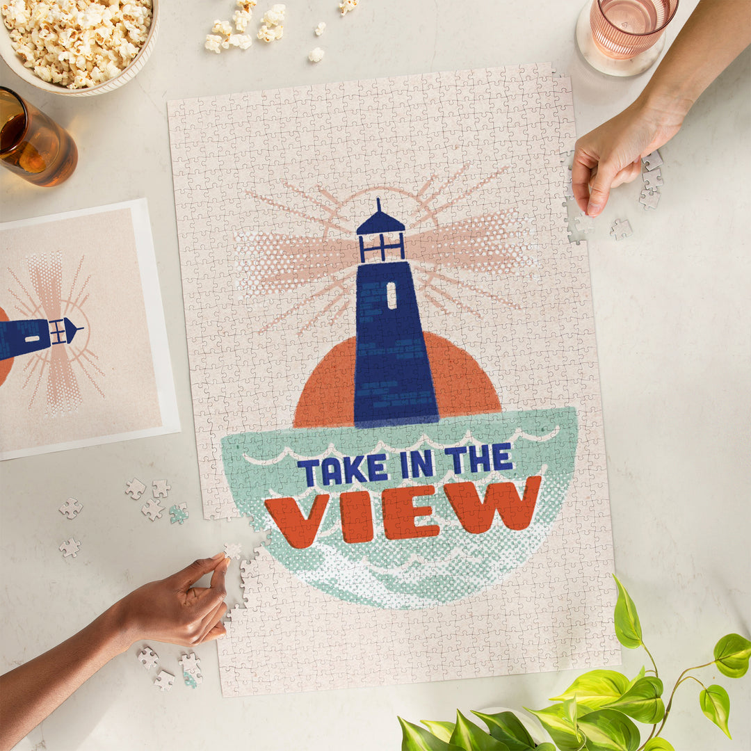 Dockside Series, Lighthouse, 1000 Piece Jigsaw Puzzle