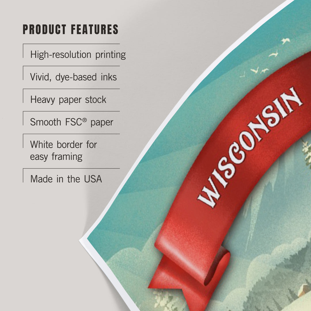 Wisconsin, Holiday Tradition, Art & Giclee Prints