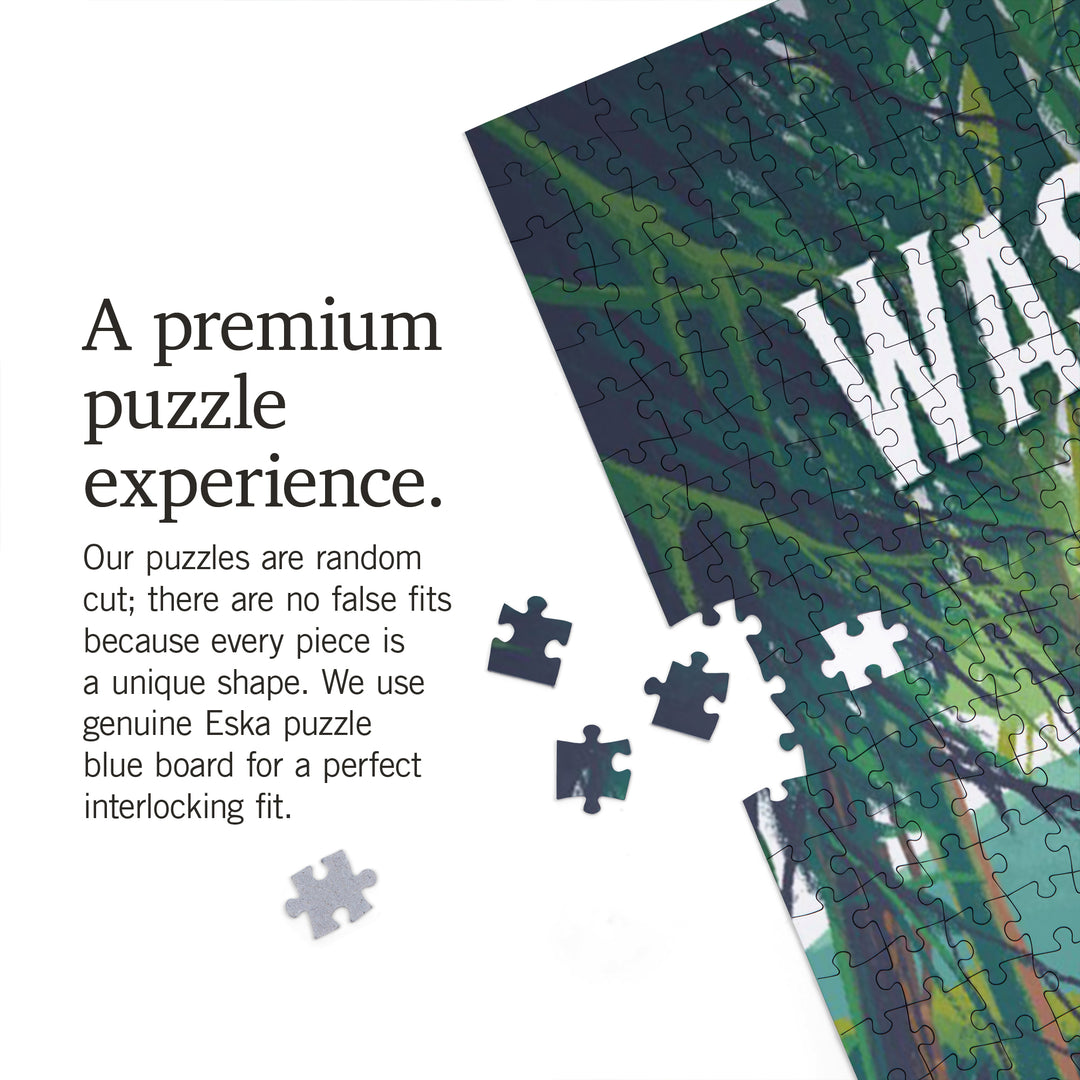 Washington, Walk In The Woods, Day Hike, 1000 Piece Jigsaw Puzzle