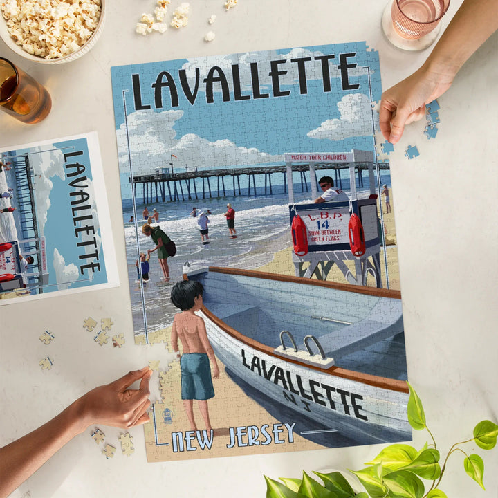 Lavallette, New Jersey, Lifeguard Stand, 1000 Piece Jigsaw Puzzle