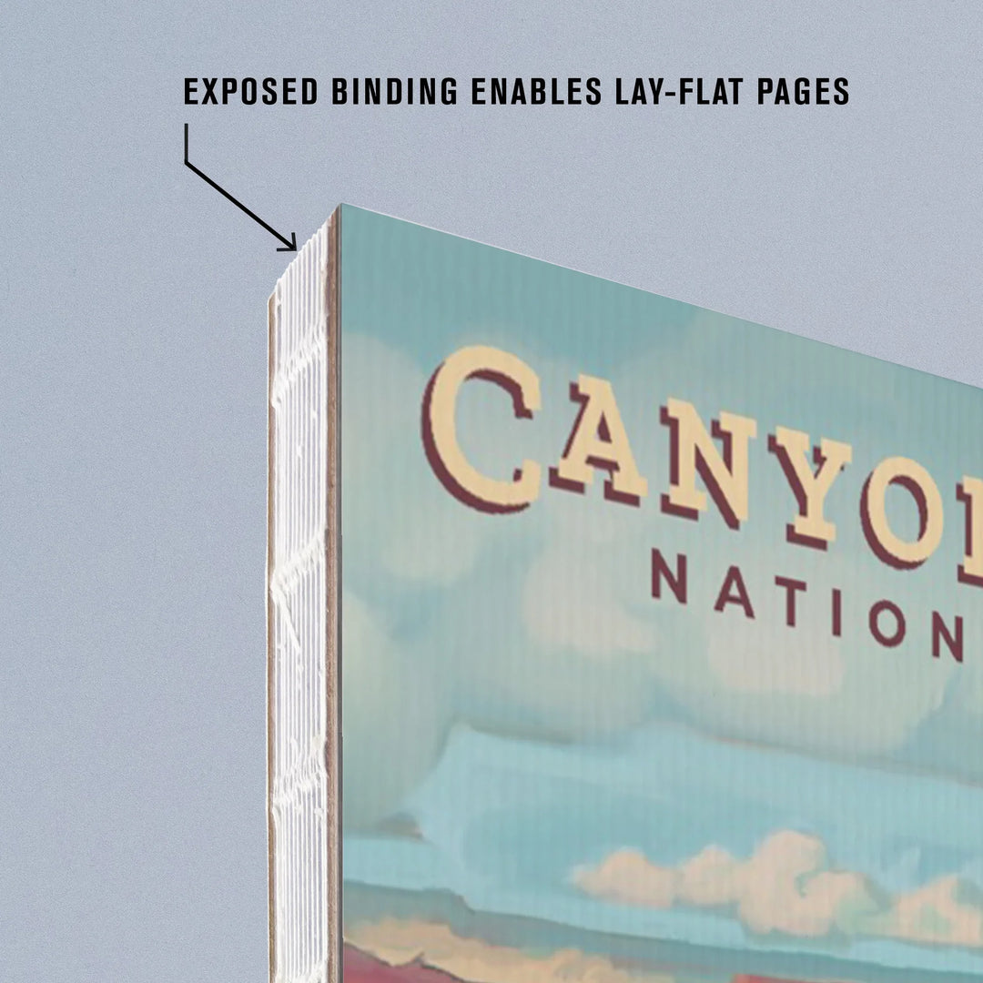 Lined 6x9 Journal, Canyonlands National Park, Utah, Oil Painting, Lay Flat, 193 Pages, FSC paper