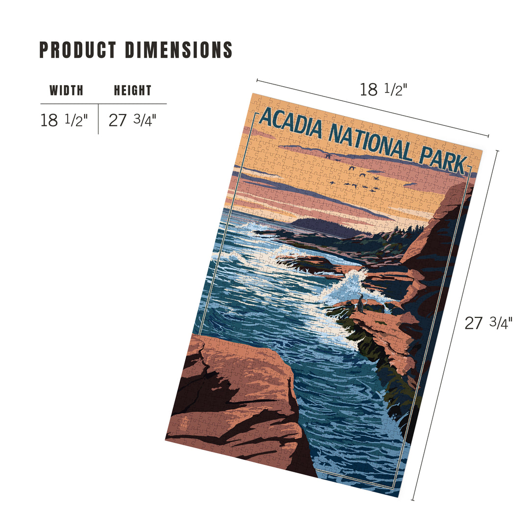 Acadia National Park, Maine, Mount Desert Island, 1000 Piece Jigsaw Puzzle