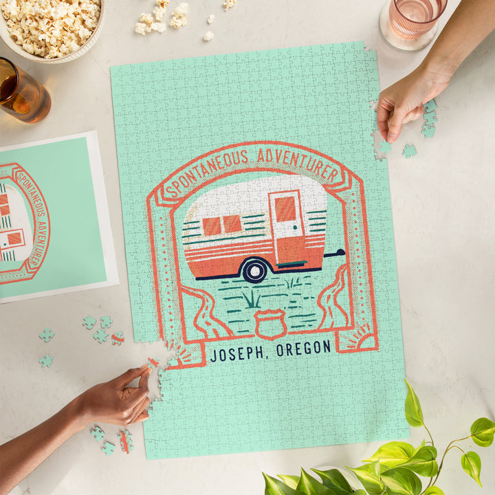 Joseph, Oregon, Lake Life Series, Spontaneous Adventurer,, 1000 Piece Jigsaw Puzzle