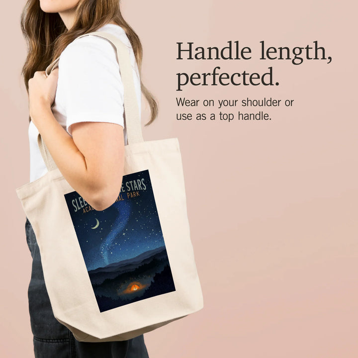 Acadia National Park, Maine, Sleep Under Stars, Tote Bag