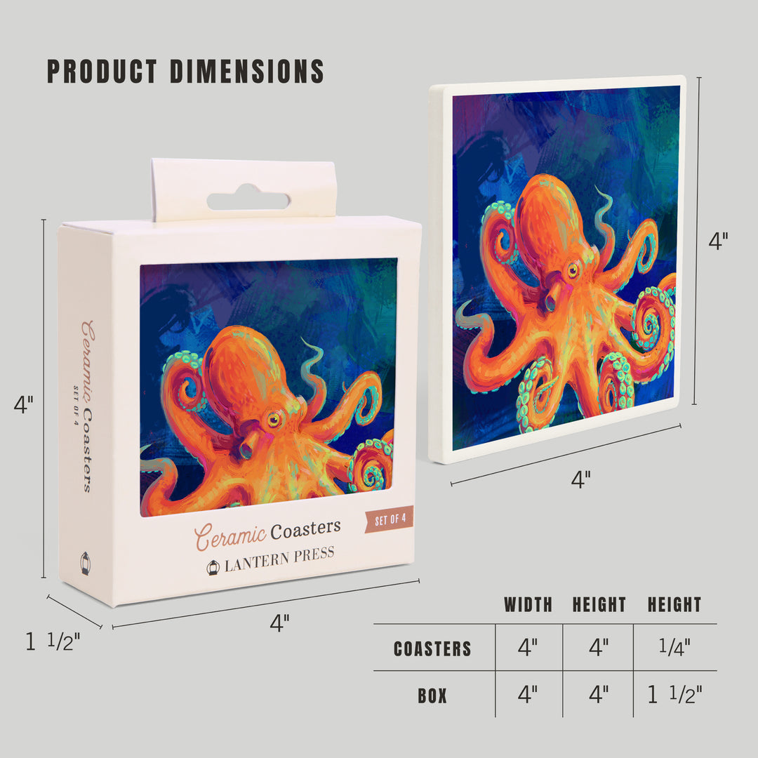 Vivid, Octopus, Coasters