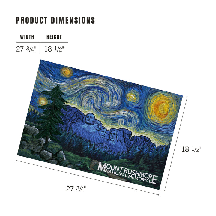 Mount Rushmore National Memorial, South Dakota, Starry Night, Jigsaw Puzzle