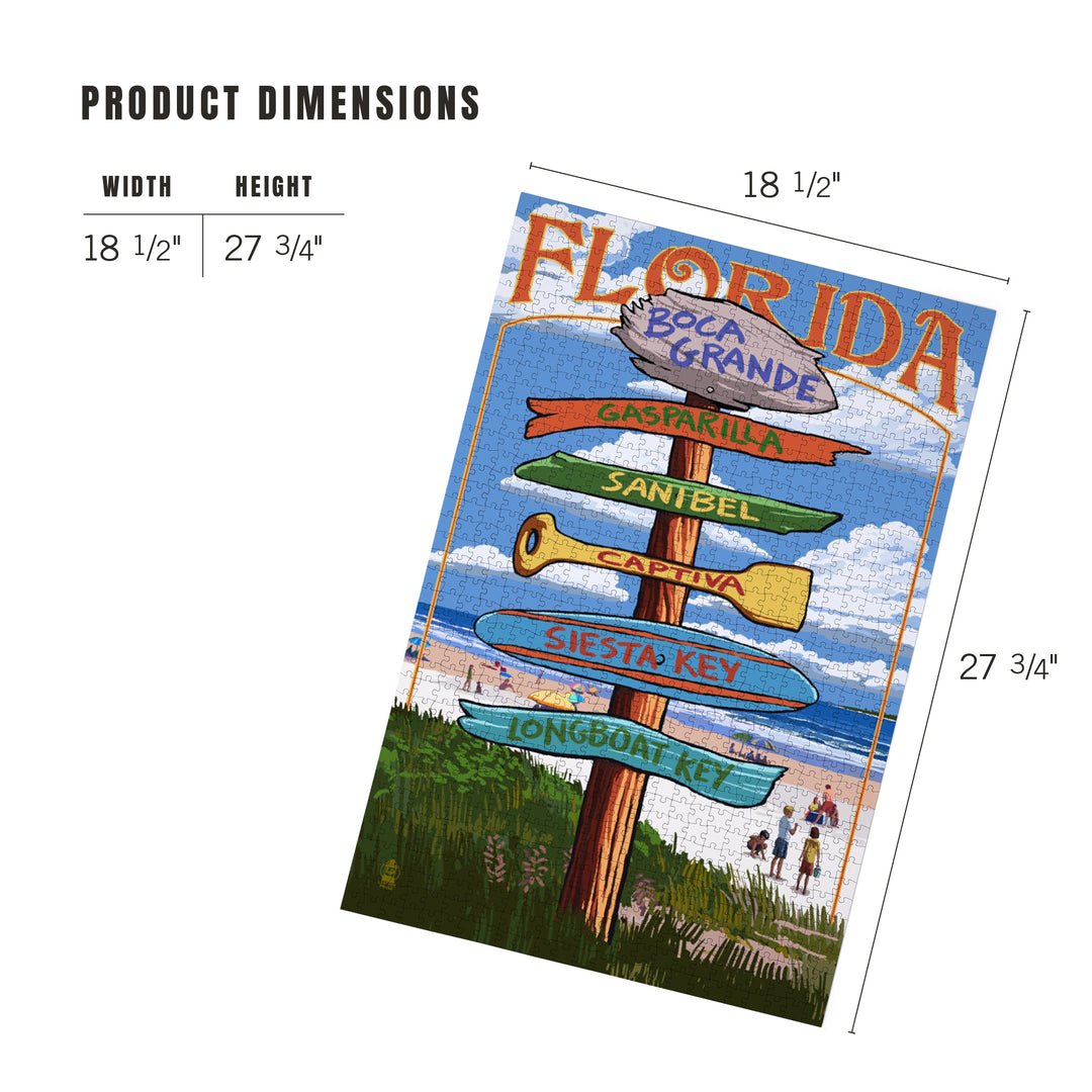 Boca Grande, Florida, Sign Destinations, Jigsaw Puzzle