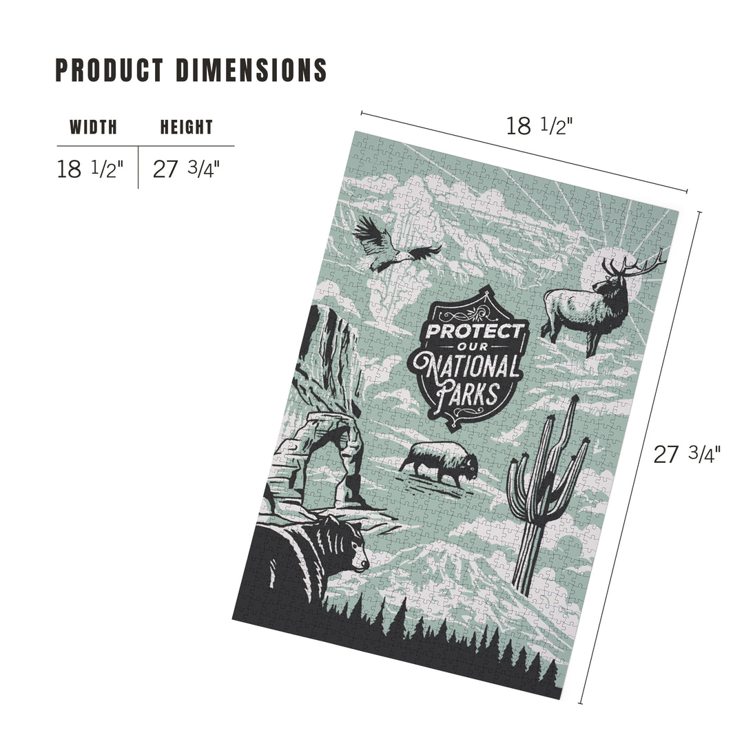 Protect our National Parks Collection, Better Outside, 1000 Piece Jigsaw Puzzle