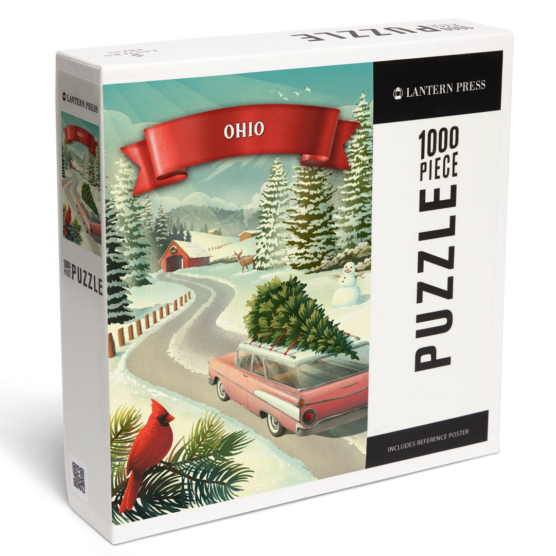 Ohio, Christmas Holiday Tradition, 1000 Piece Jigsaw Puzzle