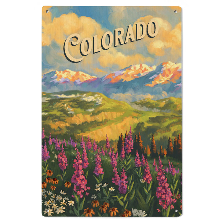 Colorado, Oil Painting, Lantern Press Artwork, Wood Signs and Postcards