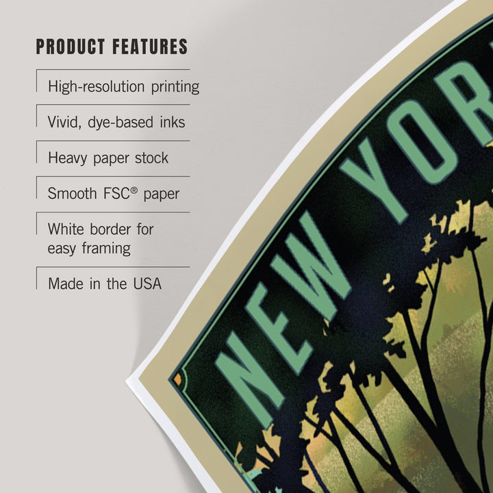 New York, Fishing, Lithograph, Art & Giclee Prints