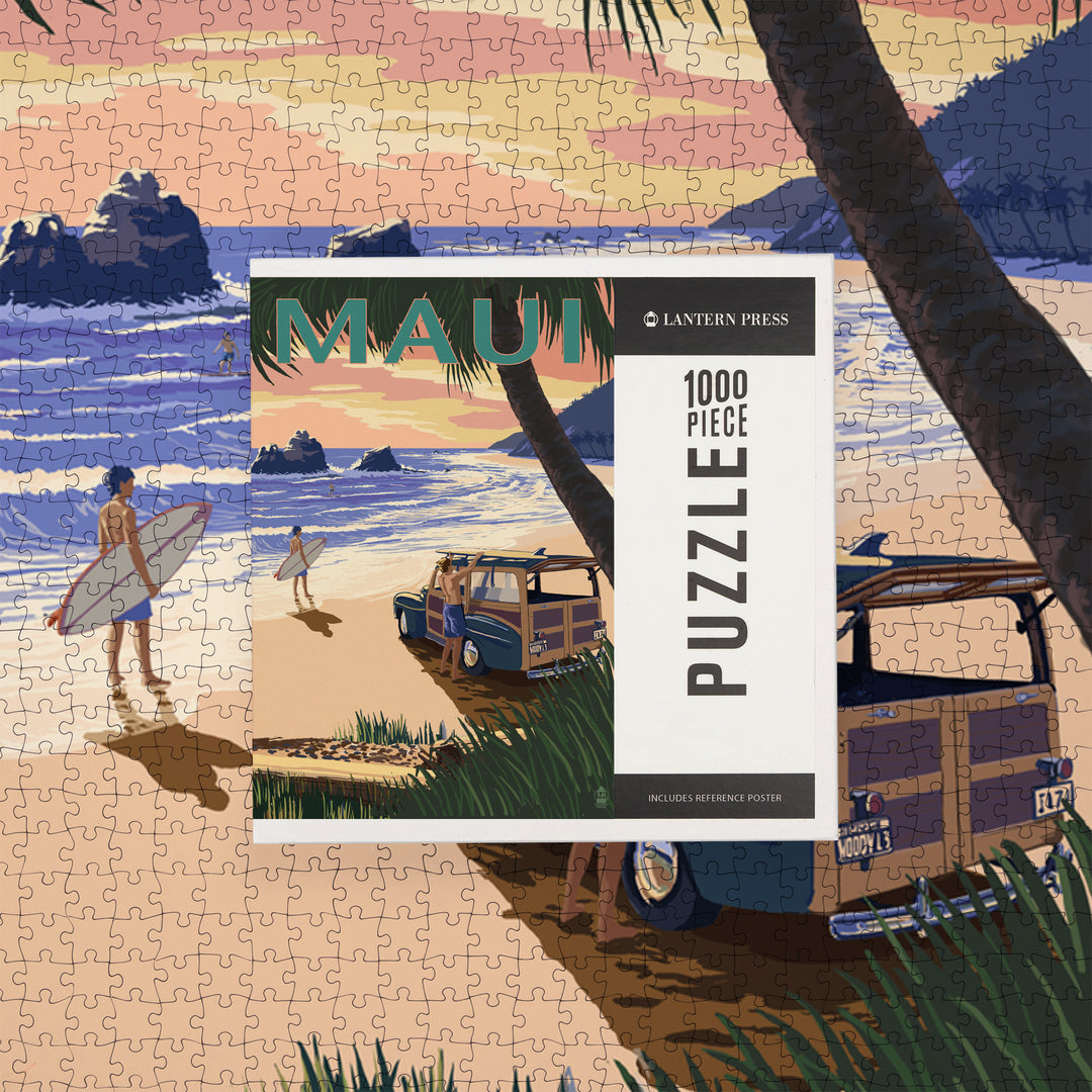 Maui, Hawaii, Woody and Beach, Jigsaw Puzzle