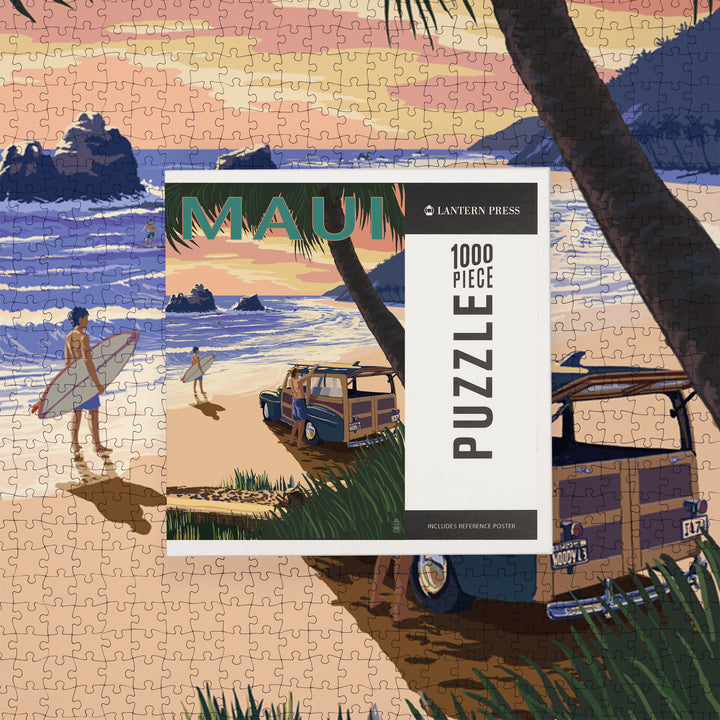 Maui, Hawaii, Woody and Beach, Jigsaw Puzzle