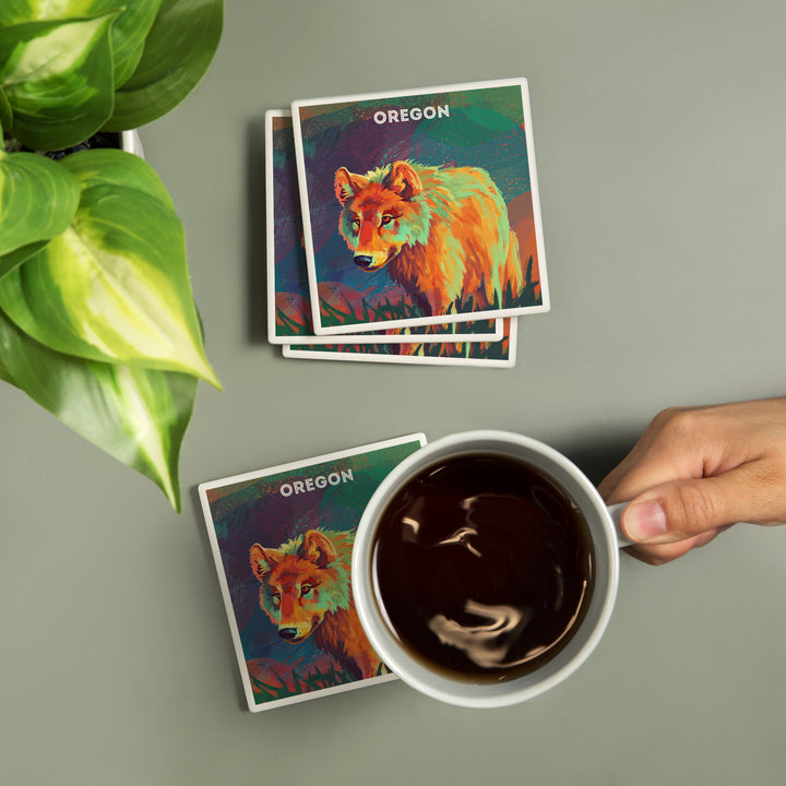 Oregon, Vivid, Gray Wolf, Coasters