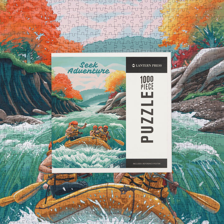 Seek Adventure, River Rafting, 1000 Piece Jigsaw Puzzle