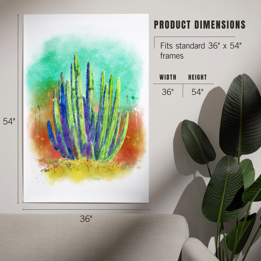 Cactus, Watercolor, Art & Giclee Prints Art Lantern Press 