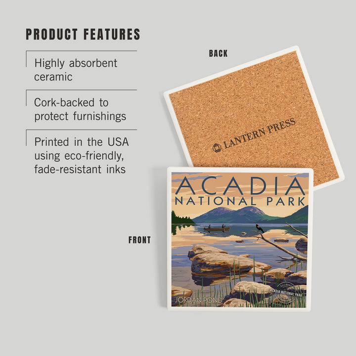 Acadia National Park, Maine, Celebrating 100 Years, Jordan Pond, Coasters