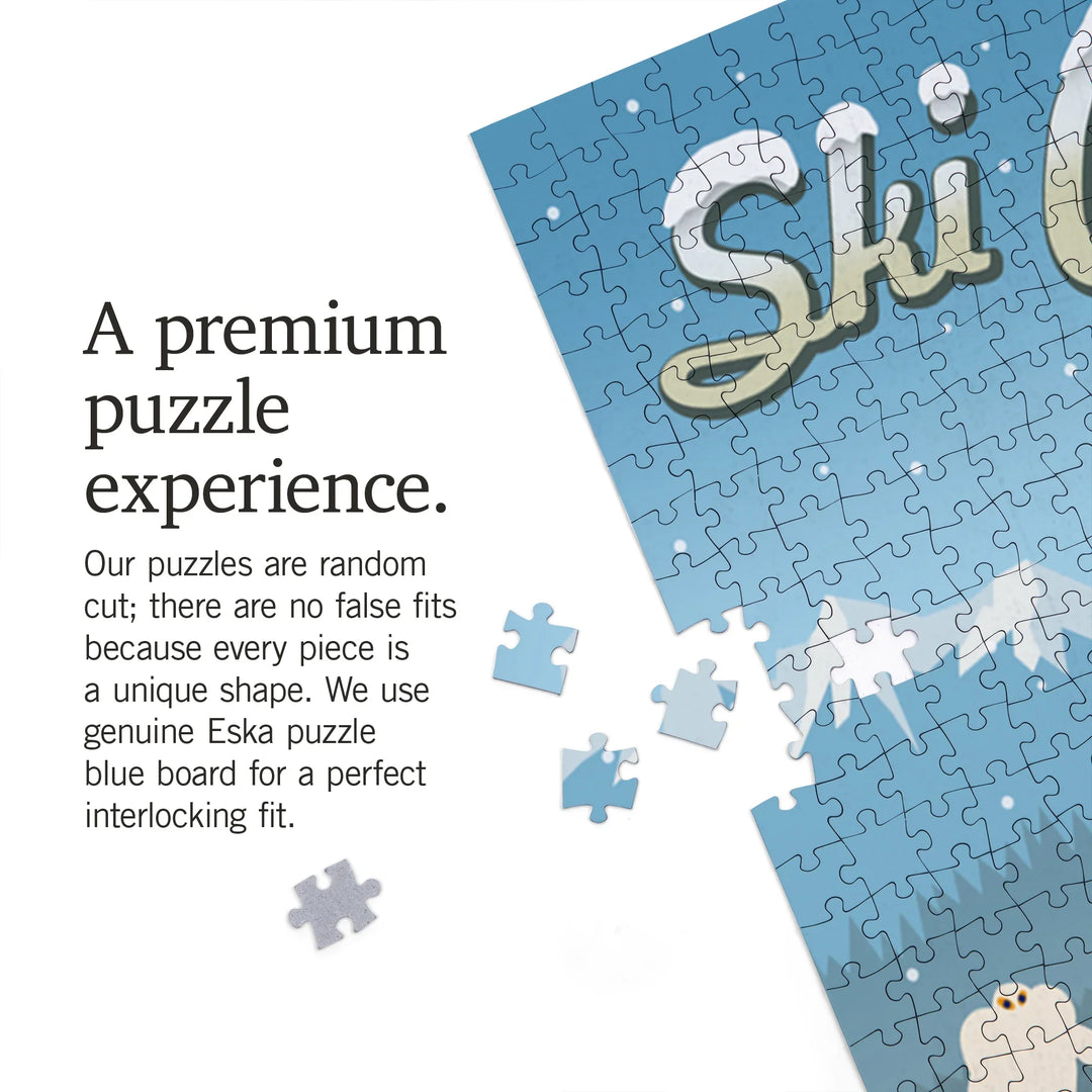 Colorado, Retro Ski Resort, 1000 Piece Jigsaw Puzzle