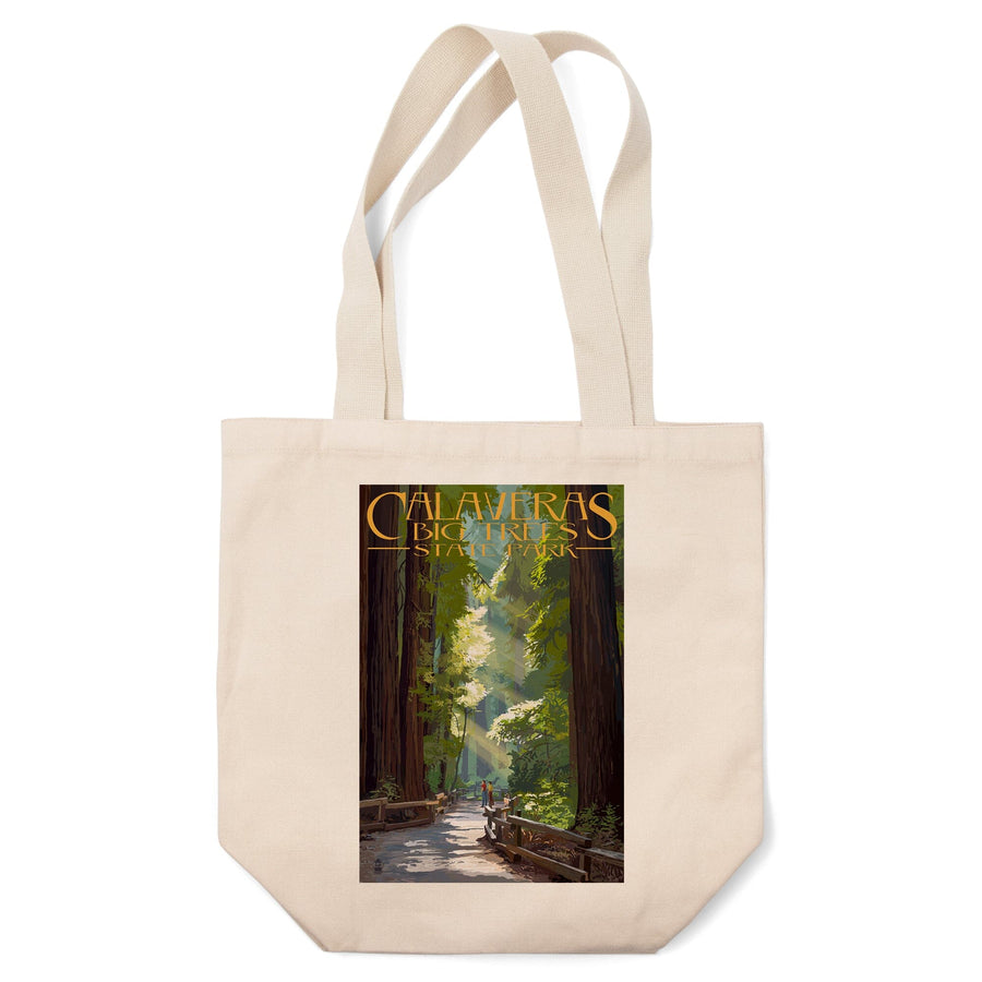 Calaveras Big Trees State Park, California, Pathway in Trees, Tote Bag Totes Lantern Press 