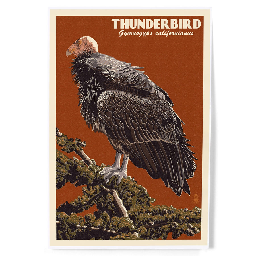 California Condor, Letterpress, Art & Giclee Prints Art Lantern Press 