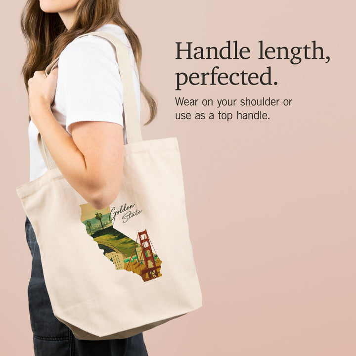 California, Golden State, Tote Bag Totes Lantern Press 