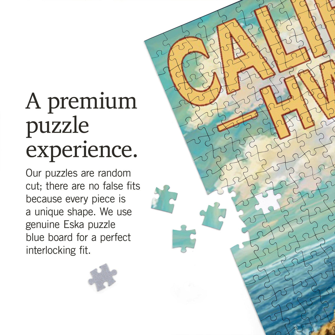 California Highway One, Camper Van, Jigsaw Puzzle Puzzle Lantern Press 