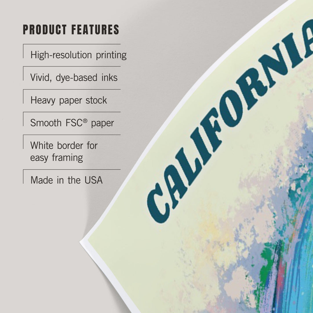 California, Vitamin Sea, Coastal Series, Surfer Girl, Art & Giclee Prints Art Lantern Press 
