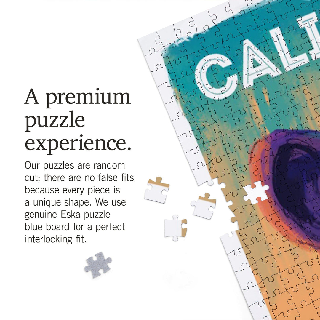 California, Vivid, Black Bear, Jigsaw Puzzle Puzzle Lantern Press 